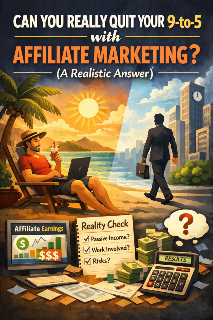 quit your 9-5 with affiliate marketing